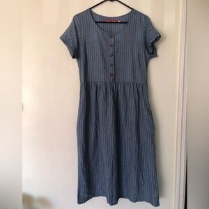 Pyne and smith No. 11 dress in Georgian stripe